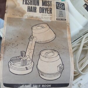 1969 GE Fashion Mist Hair Dryer NWT